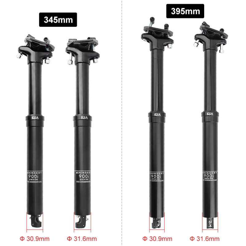 30.9mm/31.6mm Mountain Bike Seatpost with Adjustable Height MTB Cable Controlled