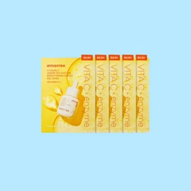 Innisfree Vitamin C Green Tea Enzyme Brightening Serum Gel Mask 25mL 5 sheets / 이니스프리 비타민C 그린티 엔자임 브라이트닝 세럼 겔 마스크 25mL 5매