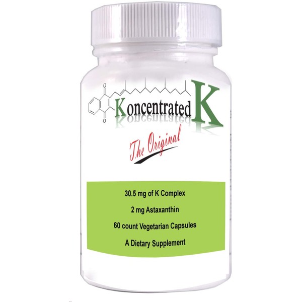 Koncentrated K, All Natural Multi-Vitamin K Capsules