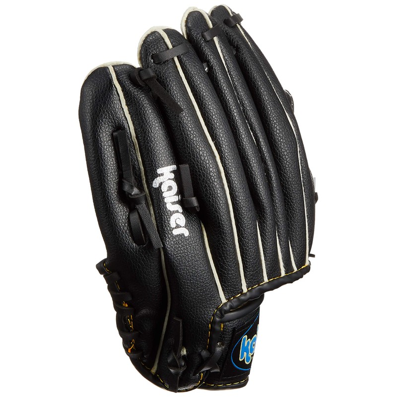 Kaiser KW-313 Dragonfly Gloves, 10 Inches, Black, Baseball, Catchball, Practice,
