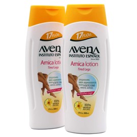 Avena Instituto Espanol Avena Instituto Español Arnica Lotion Tired Legs, Improves Skin Appearance, Even Varicose Veins Areas, Refreshes Legs, 2-Pack of 17 FL Oz each, 2 Bottles