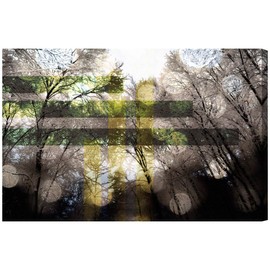 Burst Creative Nature and Landscape Wall Art Canvas Prints 'Mount Europa' Home Décor, 36 by 24-Inch, Brown, Green