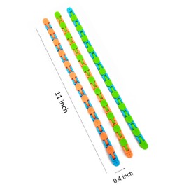 120Pcs Wacky Tracks Snap Click Toys for Party Favors, Snake Puzzles Fidget Bulk Toys for School Classroom Prize, Goodie Bag Stocking Stuffers, Christmas Birthday Thanksgiving Gifts for Kids Students