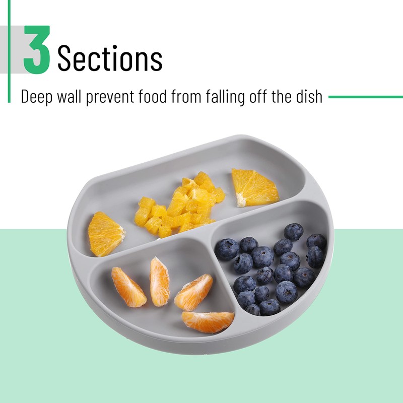 Mr. Pen- Silicone Suction Plates for Toddlers, Baby, Kids, with