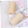 Healvian 2pcs Natural Loofah Bath Scrubber Exfoliating Gourd Towel for