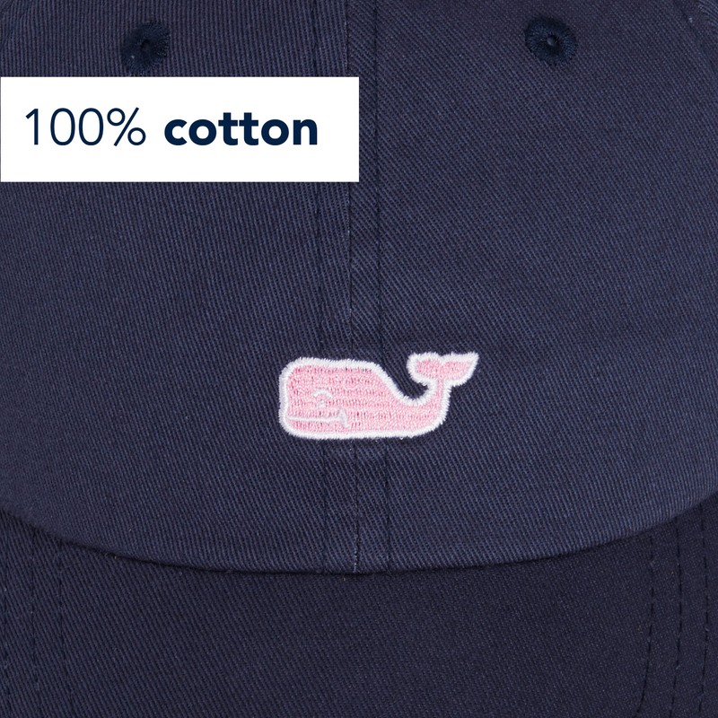 Vineyard Vines Men's Whale Logo Baseball Hat, Vineyard Navy, One