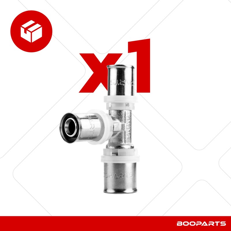 BOOPARTS Multi-Layer Crimping Connector 20-16-16mm - Multilayer Tee Reduced for