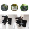 Heavy Duty Fence Self-Locking Gate Latch – Black Finishing Post