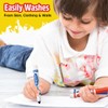 GEEOOLLAH Crayloa Washable Markers & Mechanical Pencils, Includes 2 Boxes