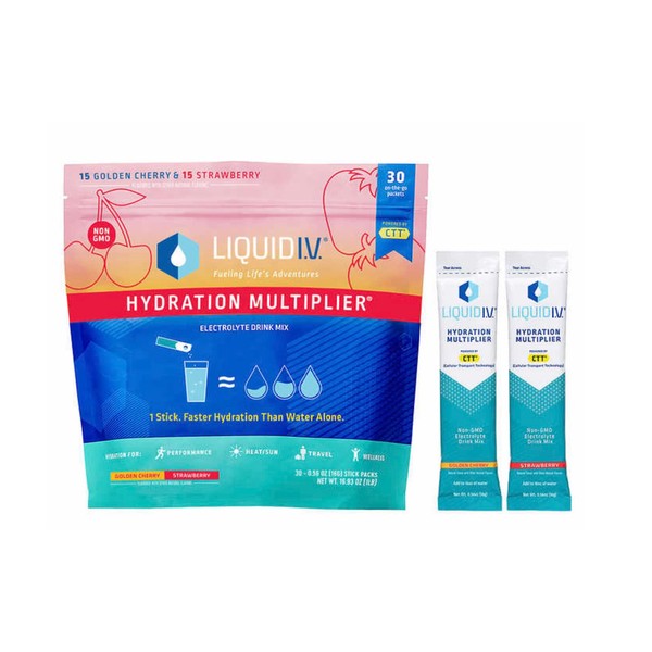 Liquid I.V. Hydration Multiplier, 30 Individual Serving Stick Packs in