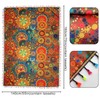 YuChiSX Boho Outdoor Table Cloth Rectangular,Mandala Wipeable Polyester Waterproof Tablecloth