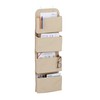 Relaxdays Hanging Organiser, 4 Compartments, Door Organiser with Hooks for