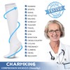 CHARMKING 6 Pairs-Compression Socks for Women & Men Circulation Best