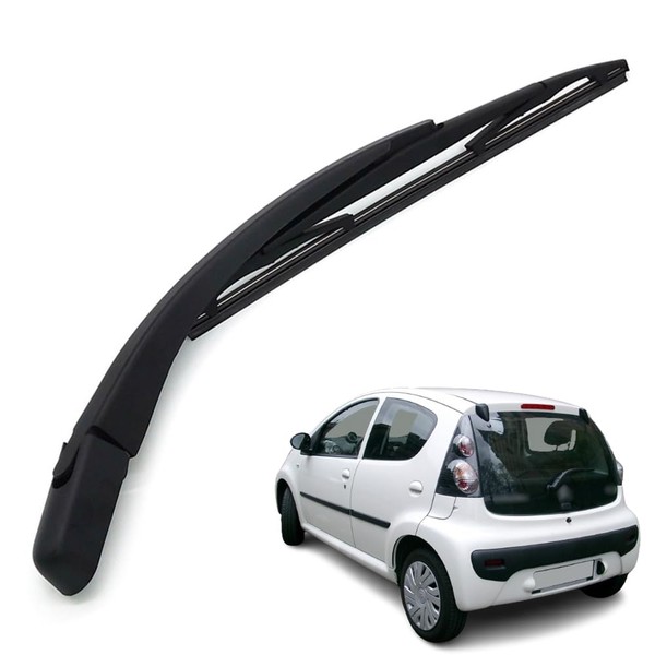 Ruolin Car Rear Wiper Black Replacement Rear Wiper Arm +