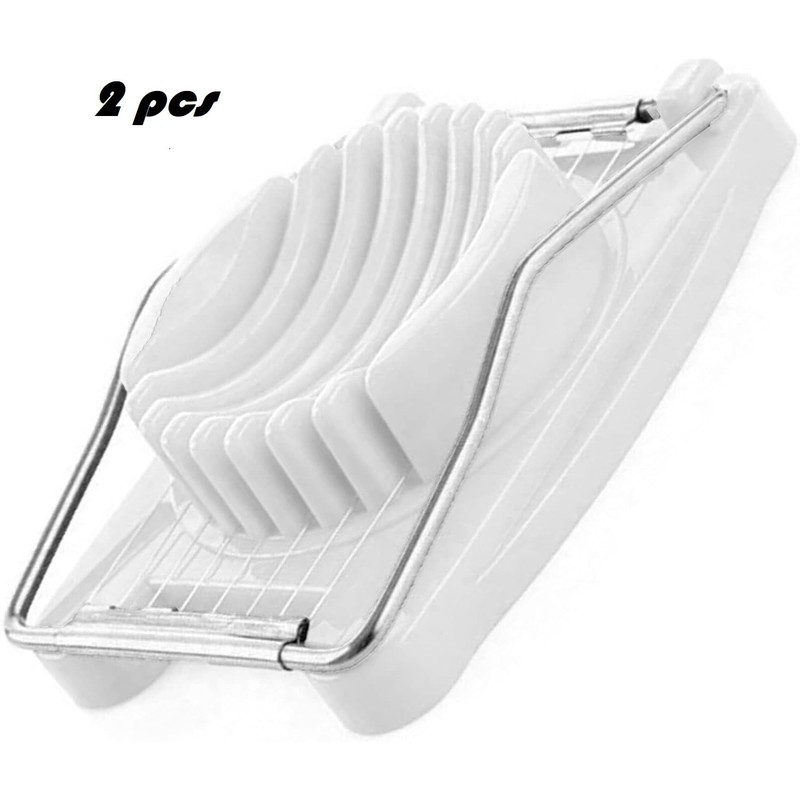 2 x Egg Slicer with Stainless Steel Wire Safe &