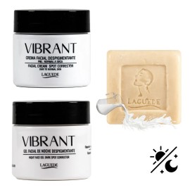 Kit Despigmentante Crema De Día Fps + Gel De Noche + Jabón