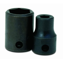 Williams 4-614 1/2 Drive Shallow Impact Socket, 6 Point, 7/16-Inch
