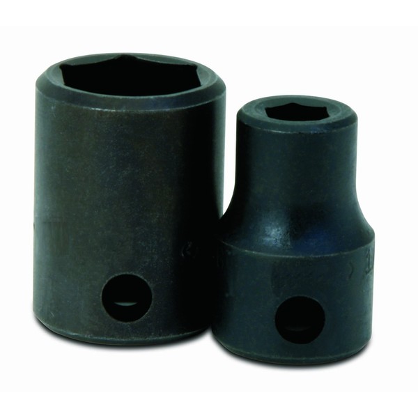 Williams 4-614 1/2 Drive Shallow Impact Socket, 6 Point, 7/16-Inch