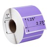 HOUSELABELS 2.25" x 1.25" Lavender Address Labels on 1" Core