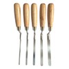 5 x Stainless Steel Finger Pointing Trowel Set - 6,