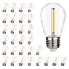 KGC 30 Pack Shatterproof & Waterproof S14 Replacement LED Light