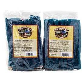 Backroad Country Old Fashioned Blue Raspberry Twists - Licorice Candy - Made in the USA - 16 OZ (Pack of 2)