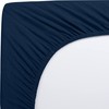 Utopia Bedding Fitted Sheet Double, Navy - Deep Pocket 14