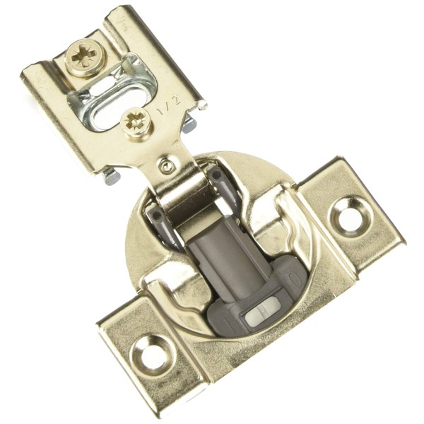 Blum 38N355BE08x20S Compact Soft-Close 1/2" Overlay Blumotion Hinge, Nickel Finish