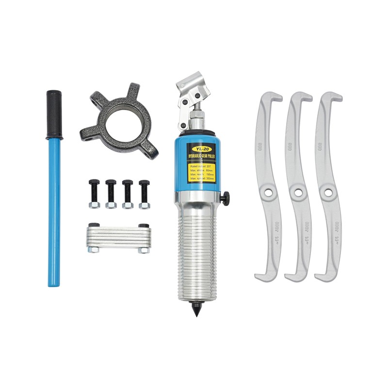 LYNICESHOP 20 Ton Hydraulic Gear Puller Kit, Wheel Bearing Puller