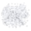 1000 Felt Snowflake Decoration 2.5 cm White Shapes VBS Wholesale