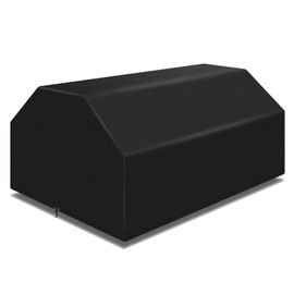 PATIO PLUS Garden Picnic Table Cover Waterproof,Outdoor Table Bench Cover Windproof, UV Protected, Heavy Duty 420D Oxford Fabric Garden Table Cover(183x145x76cm, Black)