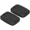 2pcs Front Brake Fluid Reservoir Cap Motorcycle Upper Fuel Tank