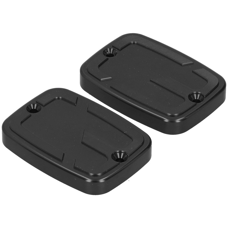 2pcs Front Brake Fluid Reservoir Cap Motorcycle Upper Fuel Tank