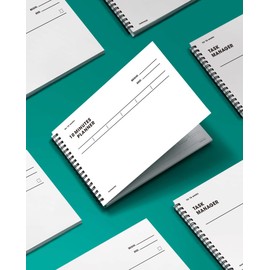MOTEMOTE 10-Minute Planner 16WEEKS – Undated Weekly Planner with Time Blocking, Goal Setting & Reflection – Boost Productivity & Build Better Habits in Just 10 Minutes a Day, Color Chip Edition (White)