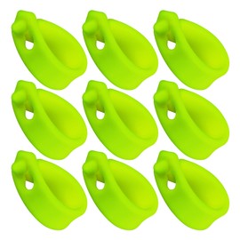 ELFRhino Cord Organizer Cable Straps Clips Wire Ties Earbuds Earphone Headphone Headset Wrap Winder Holder Keeper Manager Management(Set of 9, Green)
