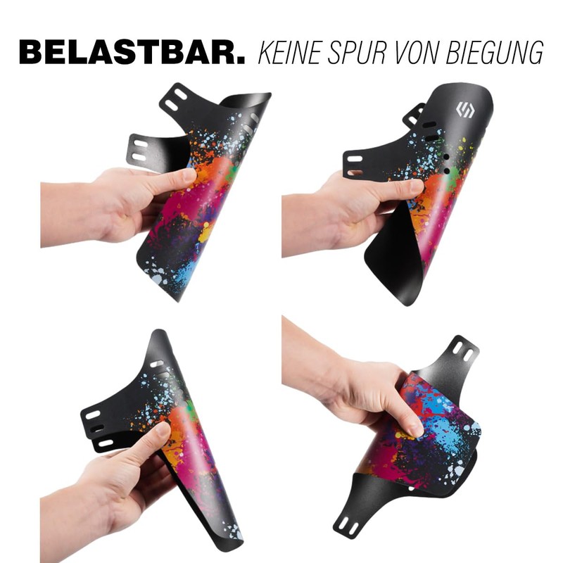CNC Bicycle Mudguard, MTB/Mountain Bike Mudguard, 2 Pieces Rear and