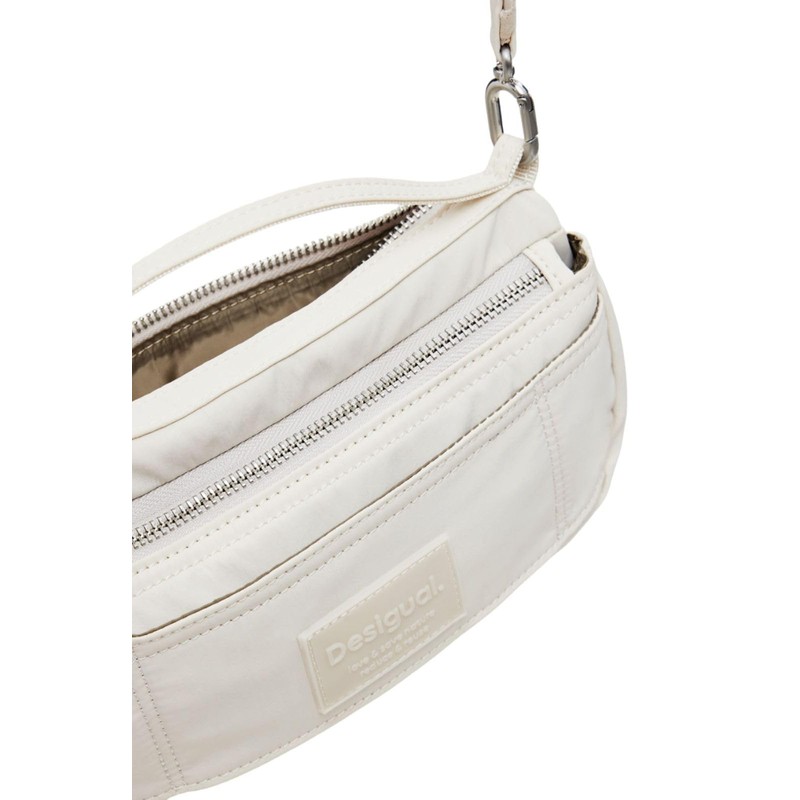 Desigual Women's Accessories Nylon Across Body Bag, White, White
