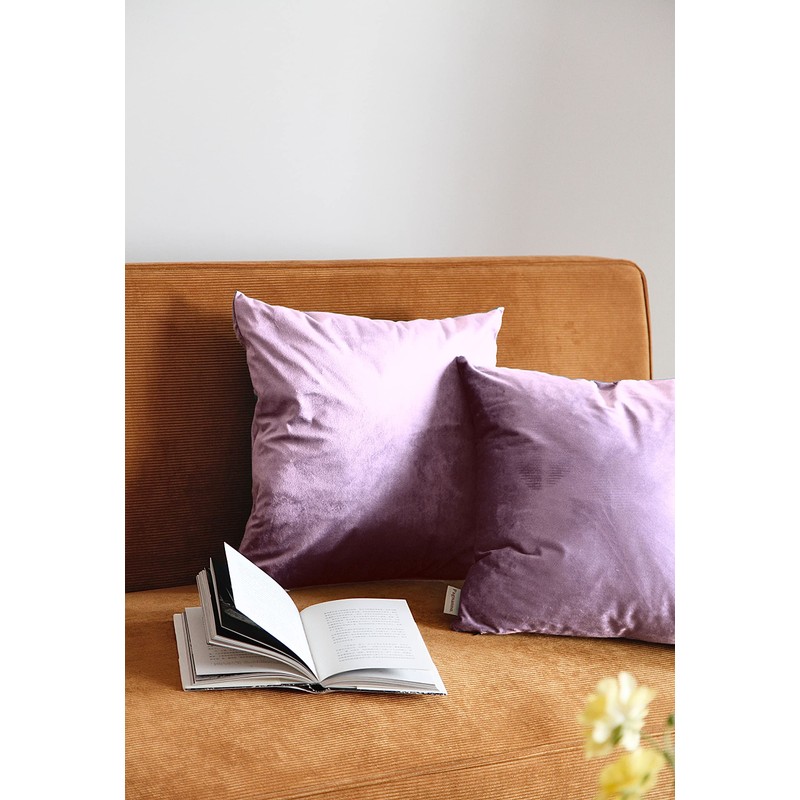 Set of 2 Soft Velvet Cushion Covers 45 x 45