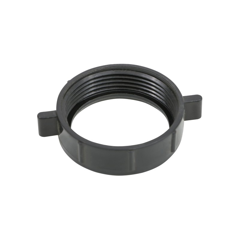 Highcraft Plastic Slip Joint Nut with Washer 1-1/4" Black Slip