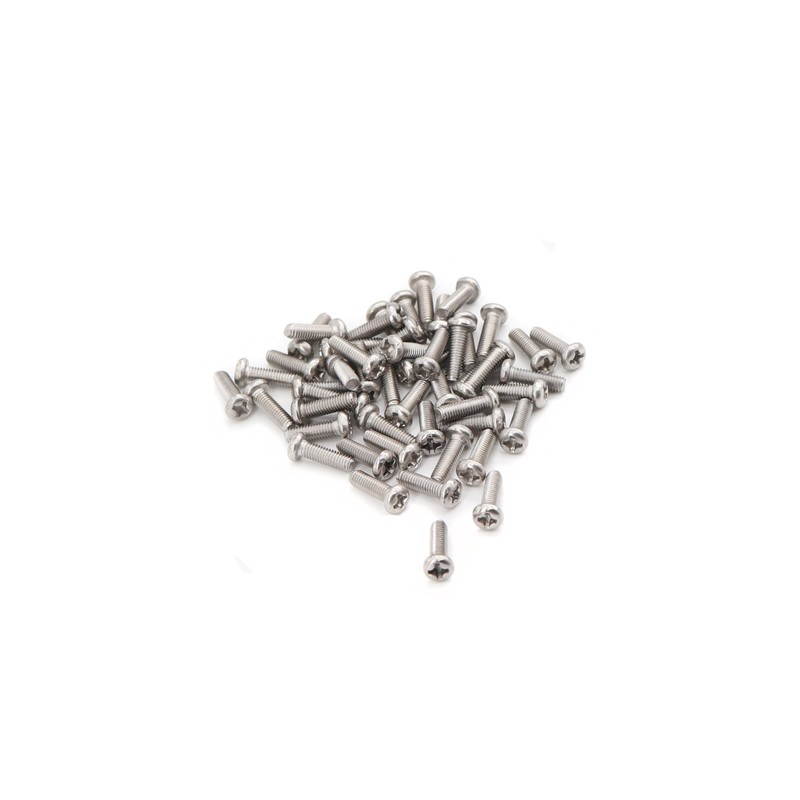 cSeao 100pcs M2 x 8mm Pan Head Phillips Drive Machine
