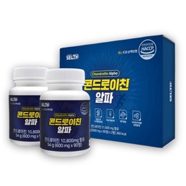 Chondroitin alpha 600mg 90 tablets, 2 units, 3 month supply / 콘드로이친 알파 600mg 90정 2개 3개월분