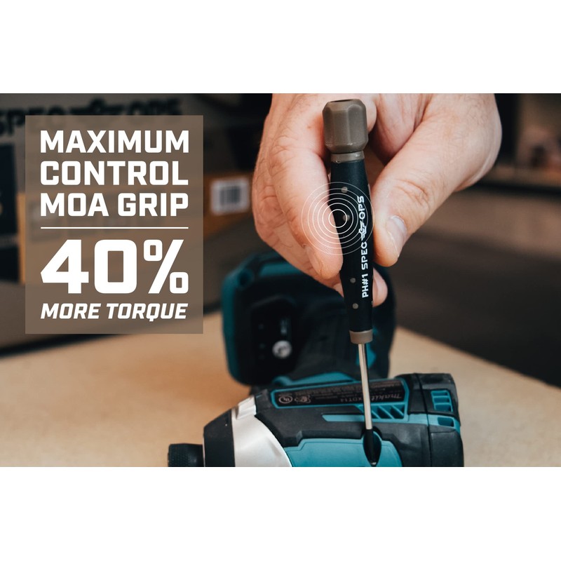 Spec Ops Tools 6-Piece Precision Screwdriver Set with Case, Phillips