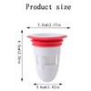 Silicone Anti-Odor Floor Drain, Drain backflow Preventer for Bathroom Kitchen