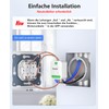 YOMOGI Pack of 4 WiFi Roller Shutter Switches with RF