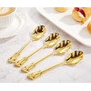 KEAWELL Premium 4-Piece 6" Tea Spoon Set, 18/10 Stainless Steel,