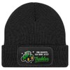 MoonWorks® Winter Hat Children's Beanie for Boys with Saying Tractor