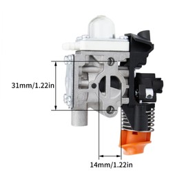 KELKONG FS94 HL94 Carburetor for Stihl FS94R KM94R HL94K HL91K HL92C SP92C Trimmer Brushcutter Parts Replace 4149 120 0602 41491200602 4149-120-0602 (with gasoline filter)