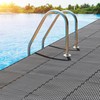 tonchean 3X10 Ft PVC Drainage Pool Mat for Deck Non-Slip
