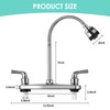 RV Kitchen Faucet Non-Metallic, Flexible Spout for Campers, Motorhomes, Travel