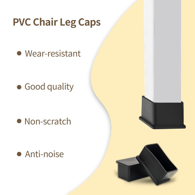 Flyshop Chair Leg Caps PVC Protective Caps Odourless Floor Protector